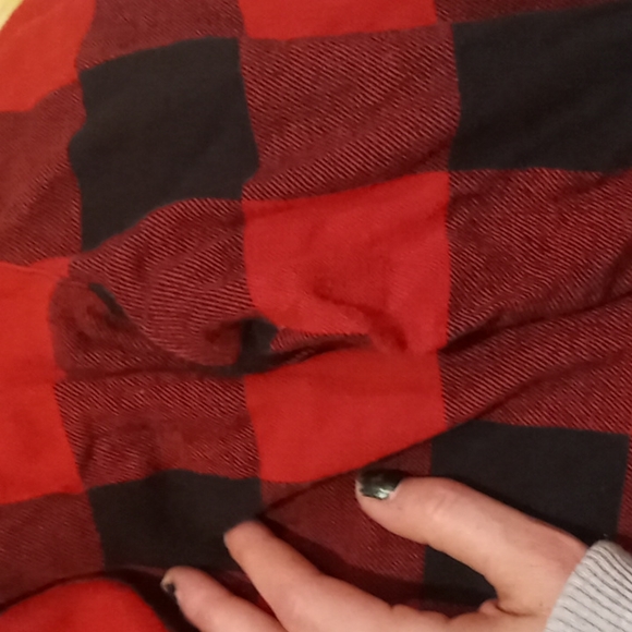 Old navy buffalo plaid cuffed flannel joggers sweatpants pajamas pjs - Picture 6 of 6